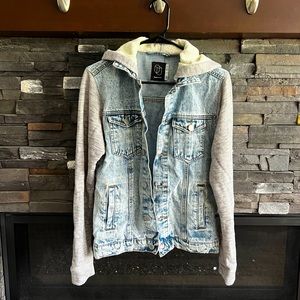 Original Use Hooded Trucker Denim Jacket - Men’s XS
